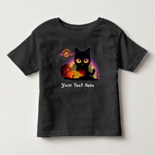 T-shirt Halloween Chat Noir