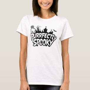 T-shirt Halloween Chat Noir Éffrayant