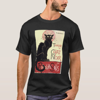 T-shirt Halloween Chat noir Le Conversation Noir Tournee F