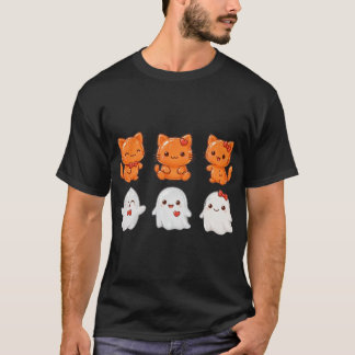 T-shirt Halloween Chats en Gelée Mignons
