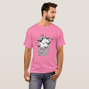 T-shirt Halloween chauves-souris Silhouette Black Flying V