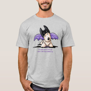 T-shirt Halloween Chien écossais KiniArt