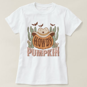 T-shirt Halloween Citrouille branché de l'Ouest drôle Howd