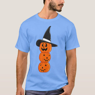 T-shirt Halloween Citrouille Citrouille d'horreur Jack-o'-