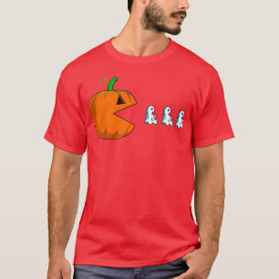 T-shirt Halloween Citrouille Drôle Fantômes Garçons Enfant