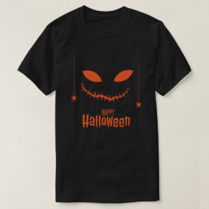 T-shirt Halloween citrouille face araignée Costumes Hommes