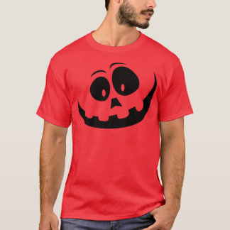 T-shirt Halloween Citrouille Jack-o'-lantern Trick Ou Trea