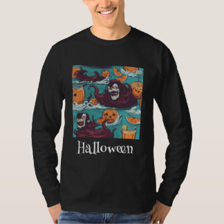 T-shirt Halloween Citrouille mal de peur