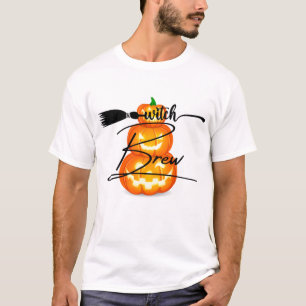 T-shirt Halloween Citrouille sculpture Party Automne drôle