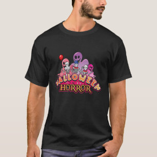 T-shirt Halloween Clowns effrayants Horreur