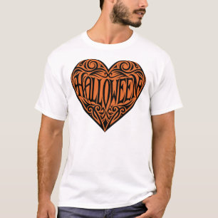 T-shirt Halloween cœur, Cœur noir, Vacances
