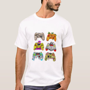 T-shirt Halloween contrôleur Zombie pour les joueu