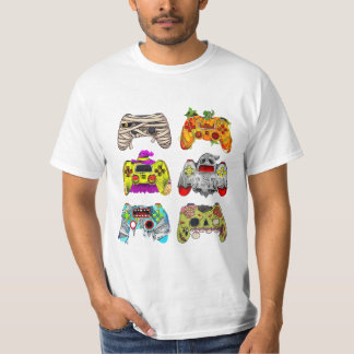 T-shirt Halloween contrôleur Zombie pour les joueu