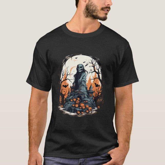 T-shirt Halloween Cool Graphisme Art spécial (Devant)