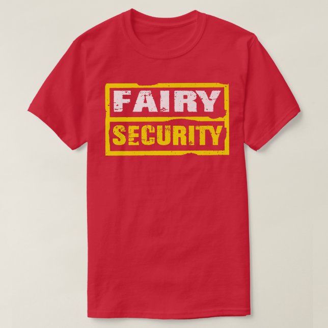 T-shirt Halloween Costume adulte Fée Sécurité Papa Maman (Design devant)