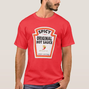 T-shirt Halloween Costume de jumelage chili épicé Bouteill