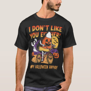 T-shirt Halloween Costume Équipe Candy Corn Je Ne T'Aime P
