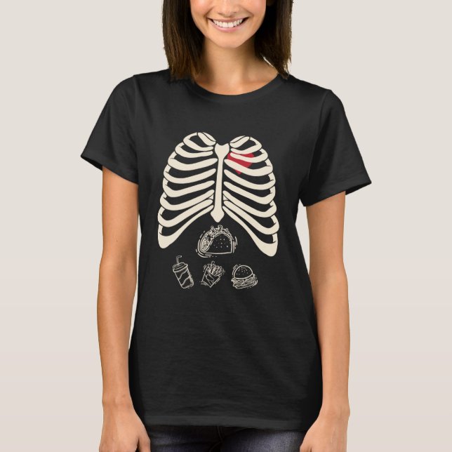 T-shirt Halloween Couple Squat Party Costume (Devant)