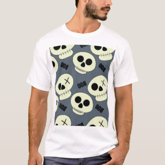 T-shirt Halloween Crâne, Boo Design Enfant.