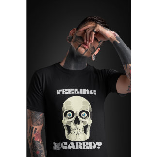 T-shirt Halloween crâne déplaisant