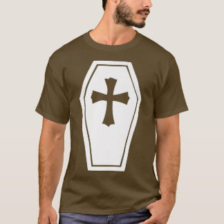 T-shirt Halloween Cross Coffin Vampire tendance esthétique