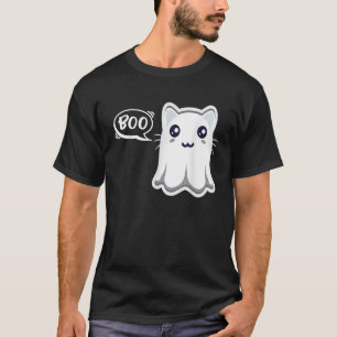T-shirt Halloween Cute Ghost Boo Costume Enfants Garçon T