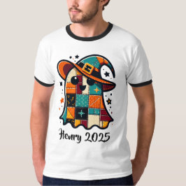 T-shirt Halloween Cute Patchwork personnalisé