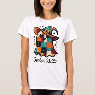 T-shirt Halloween Cute Patchwork personnalisé