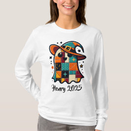 T-shirt Halloween Cute Patchwork personnalisé