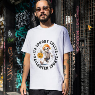 T-shirt Halloween de football éffrayant