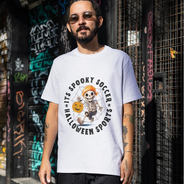 T-shirt Halloween de football éffrayant (Créateur téléchargé)