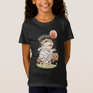 T-Shirt Halloween de hamster de mommy aquarelle
