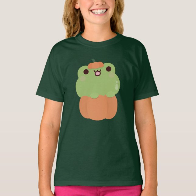 T-shirt Halloween de la grenouille (Devant)