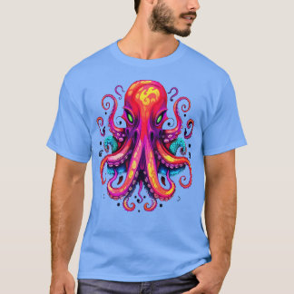 T-shirt Halloween de la pieuvre