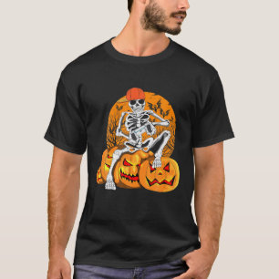 T-shirt Halloween Dead Gangster Skeleton jeu Pumskin Pum