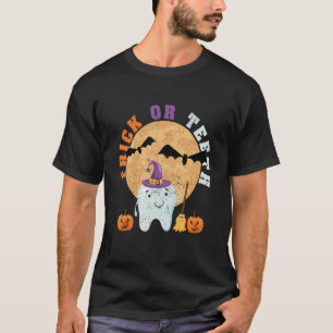 T-shirt Halloween Dentist Dentist Casquette Dental Assista