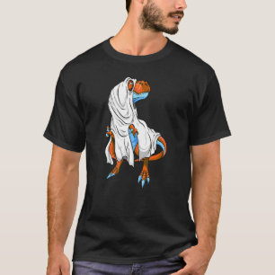 T-shirt Halloween Dinosaur Ghost un costume effrayant pour