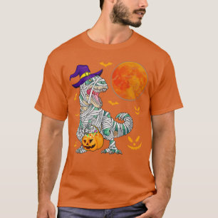 T-shirt Halloween Dinosaur T Re maman Citrouille Garçons H