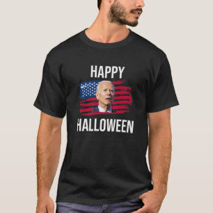 T-shirt Halloween drôle Happy 4 juillet Anti Biden Confu