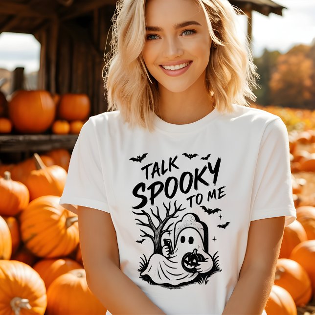 T-shirt Halloween drôle - Parle-moi de choses effr (Créateur téléchargé)