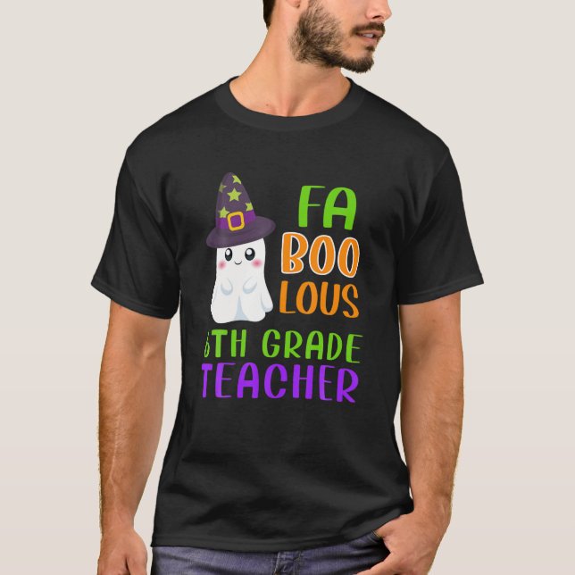T-shirt Halloween drôle pour les enseignants Hocus Pocus T (Devant)