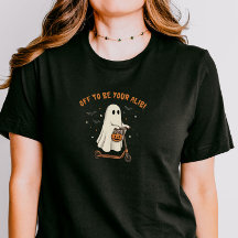 Halloween Drôle Scooter Fantôme Couple Corresponda