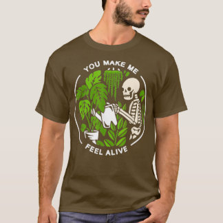 T-shirt Halloween du crâne, tu me fais sentir cadeau vivan