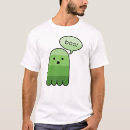 T-shirt Halloween du fantôme de Boo Vert