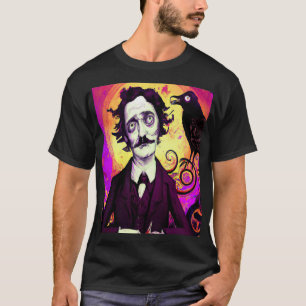 T-shirt Halloween, Edgar Allen Poe, Raven, Nevermore