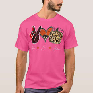T-shirt Halloween effrayant, Amour Paix Drôle Halloween, C