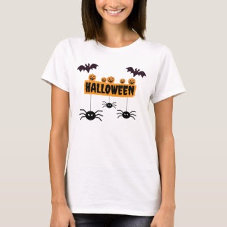 T-shirt Halloween éffrayant effroi