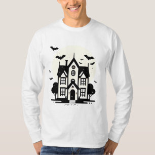 T-shirt Halloween éffrayant Haunted House