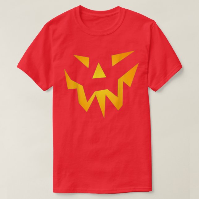 T-shirt Halloween effrayant JackOLantern Citrouille  (Design devant)