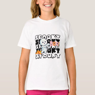 T-Shirt Halloween éffrayant - Maman mignonne, Fauc